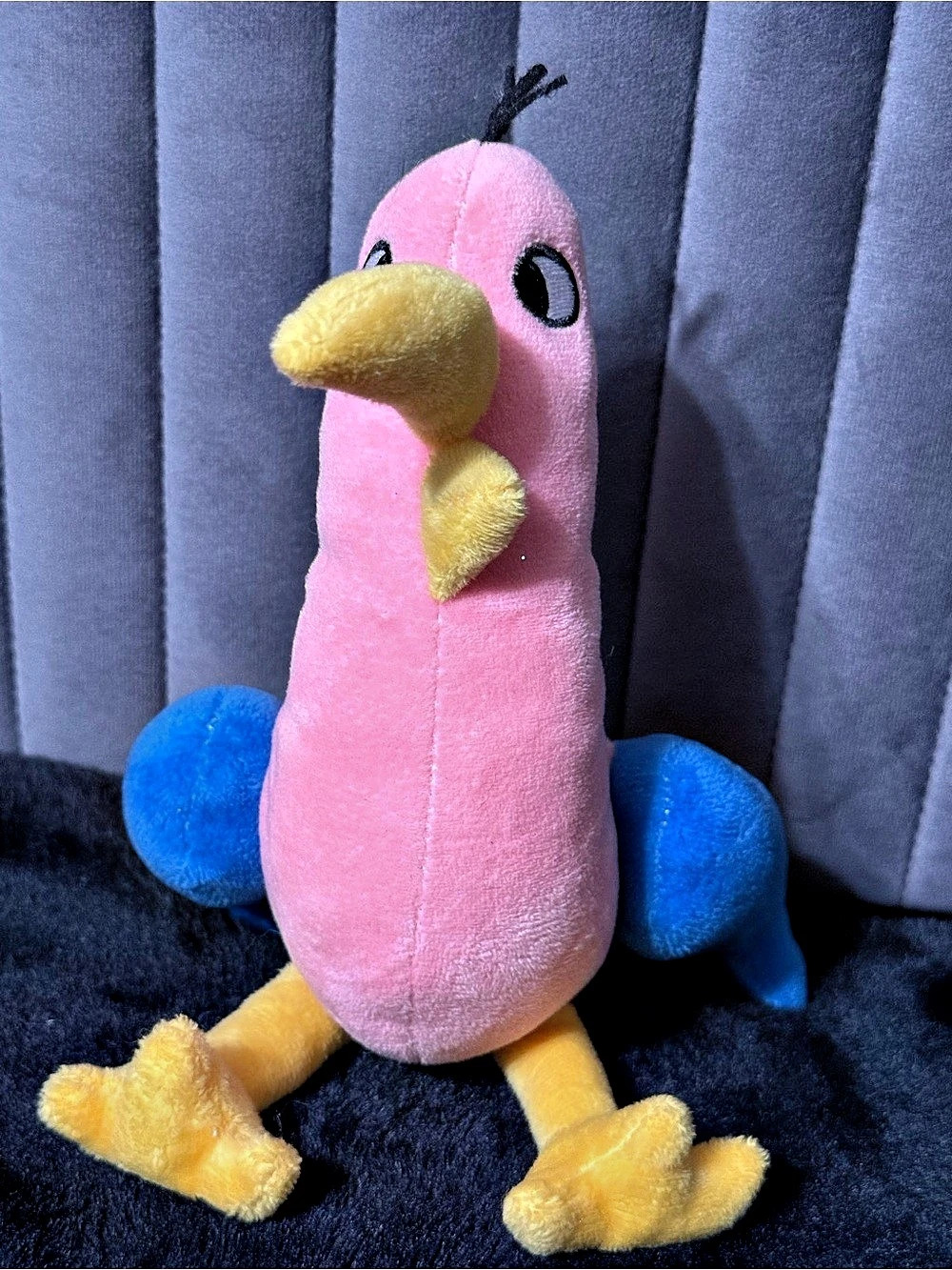 Garten of Banban Opila Bird Plush Toy Pink Blue Yellow Horror Game